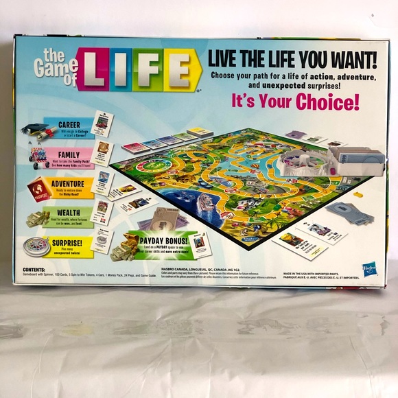 Hasbro"The Game Of Life"- Spin To Win! Board Game - Picture 2 of 4